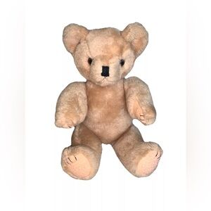 12”tall Vintage Jointed Teddy Bear Plush Stuffed Animal Posable Silvestri VC375